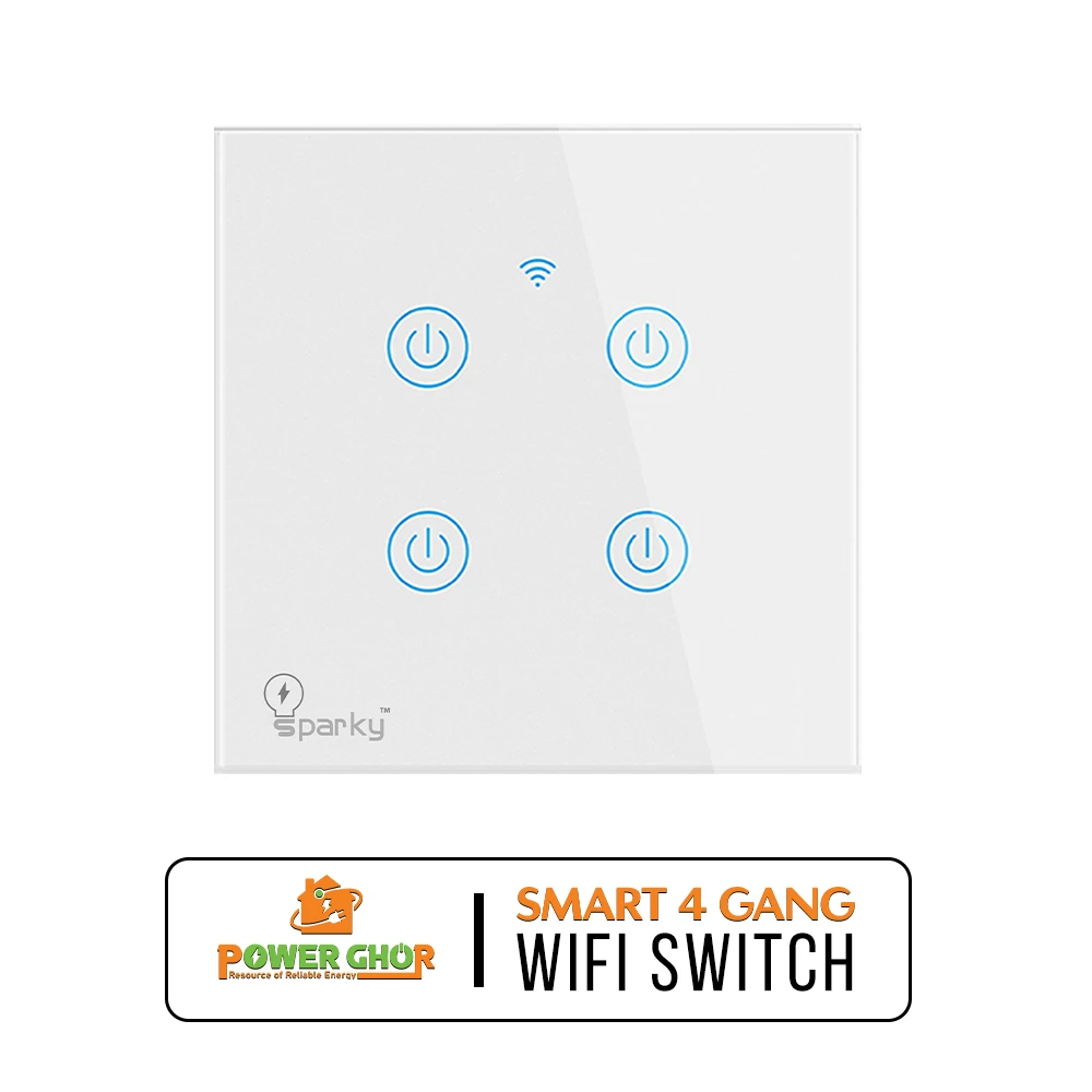 Smart 4 Gang Wifi Switch